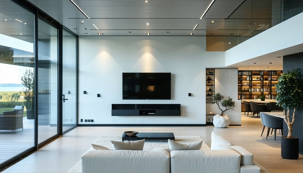 Installation d'une VMC double flux dans un intérieur moderne